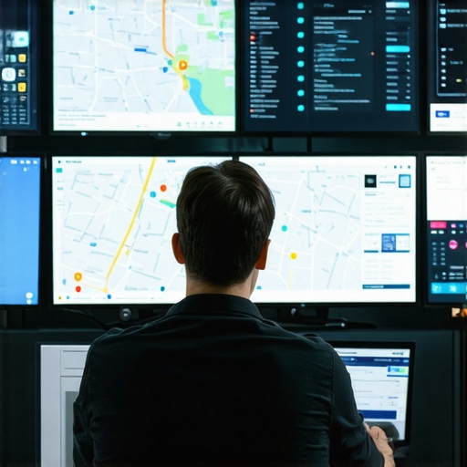 A professional analyzing traffic and AI signals for map optimization.