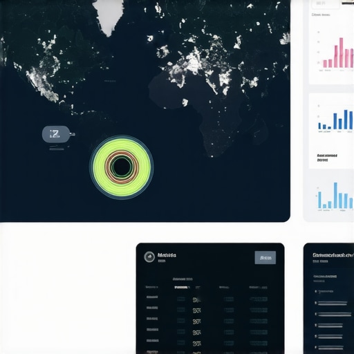 A detailed analytics dashboard displaying live map health and engagement metrics.