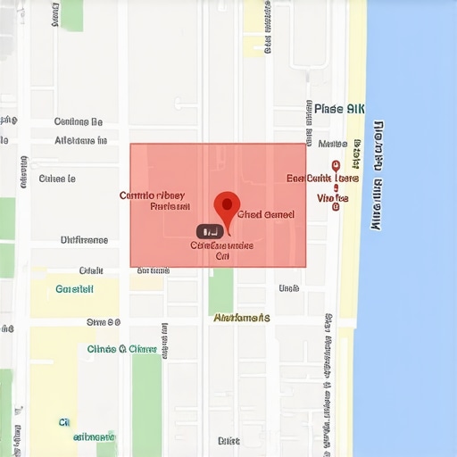 Screenshot of local map analytics dashboard with real-time data and AI alerts for map performance optimization.
