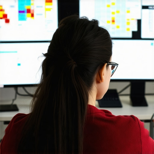 A professional analyzing map engagement heatmaps and data dashboards to optimize local SEO