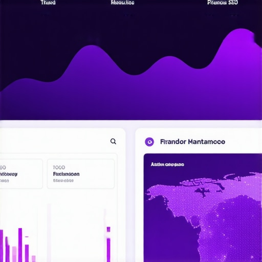 Dashboard displaying behavioral signals and performance metrics for map rankings