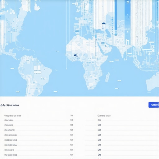 A dashboard interface displaying live map performance metrics and behavioral signals for local SEO