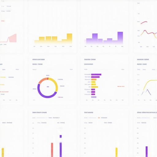 A computer screen displaying local SEO analytics and heatmaps.