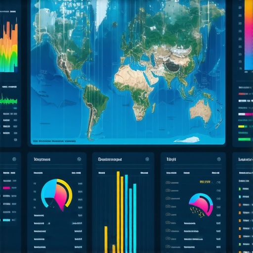 A detailed map performance analytics dashboard showing interaction signals and spatial heatmaps